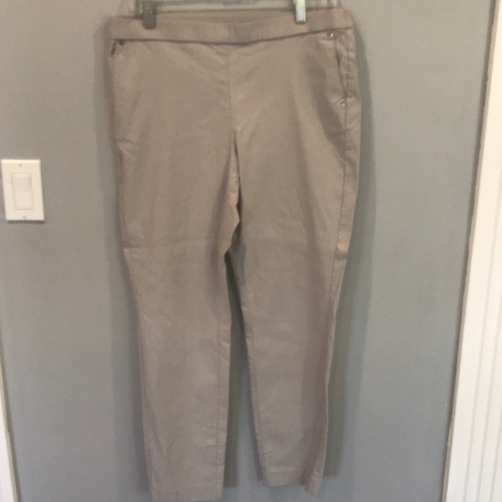 Anne Klein Trousers Tan Size 10 Women